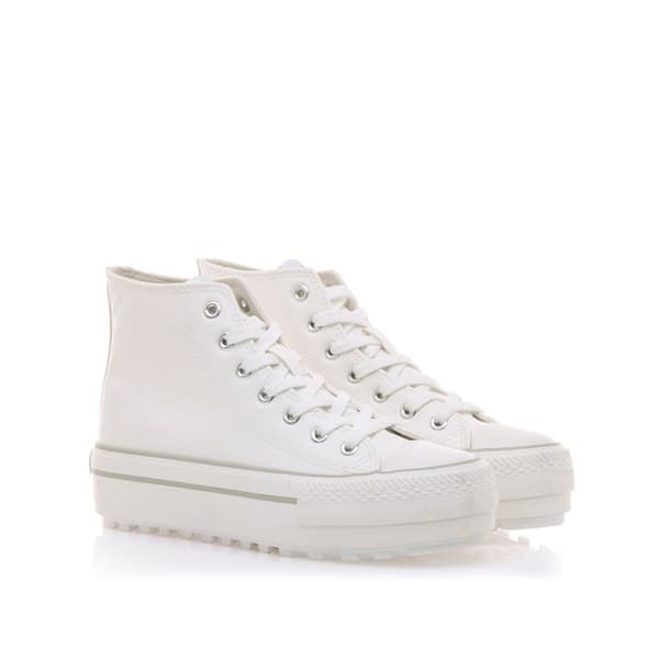 Sportskor Casual Barn Mustang Action Pu White 60424 C19667 Vit - 38