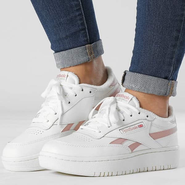 Gymnastiksko, Dam Reebok CLUB C DOUBLE REVENGE Vit - 37.5