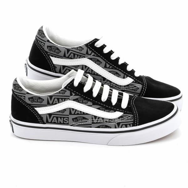 Gymnastiksko, Dam Vans JN OLD SKOOL LOGO VN0A5EE6N421 Svart - 36.5