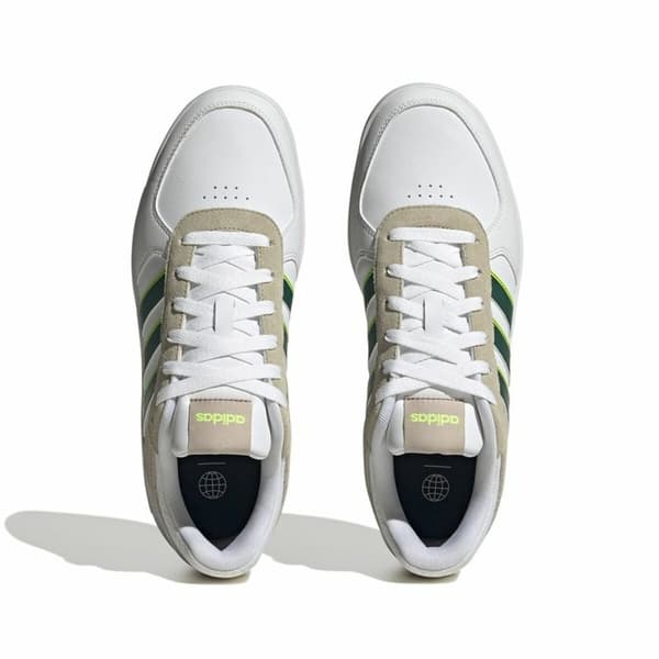 Gymnastikskor, Herr Adidas Courtbeat Vit - 42