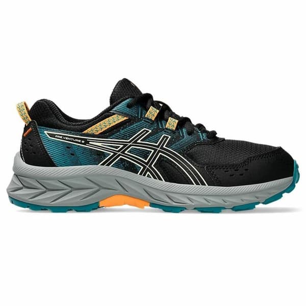 Sportssko til børn Asics Pre Venture 9 GS Blå Sort - 33.5