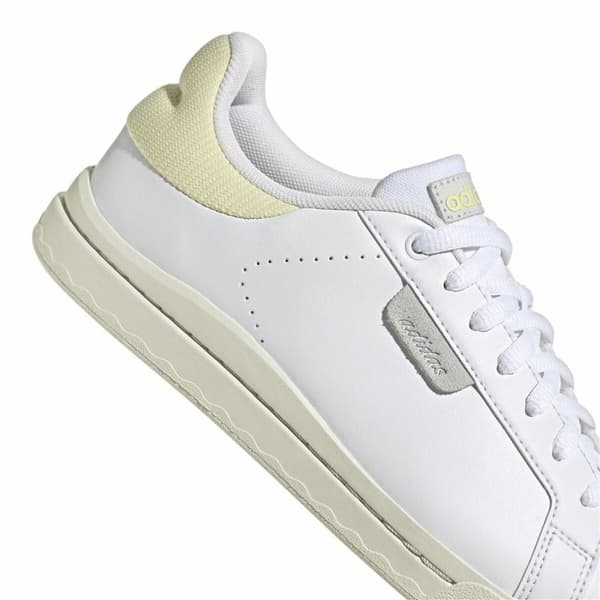 Aikuisten juoksukengät Adidas Court Silk Valkoinen - 40 2/3