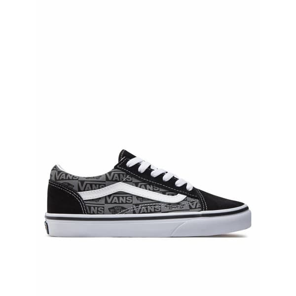 Naisten lenkkikengät Vans JN OLD SKOOL LOGO VN0A5EE6N421 Musta - 36.5