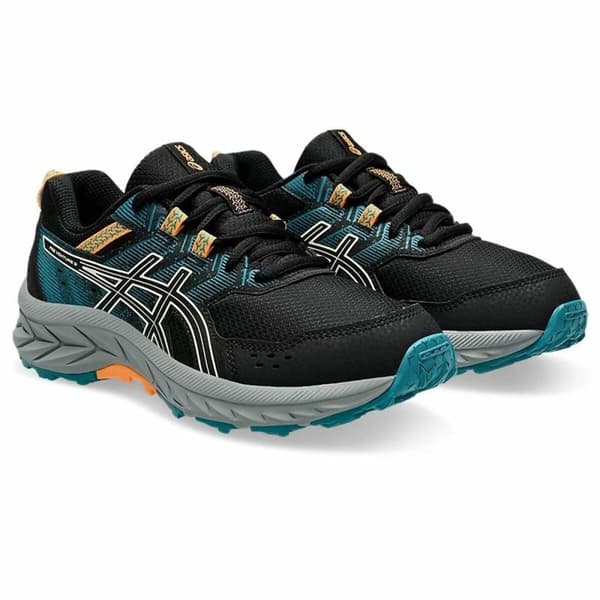 Sportssko til børn Asics Pre Venture 9 GS Blå Sort - 33.5