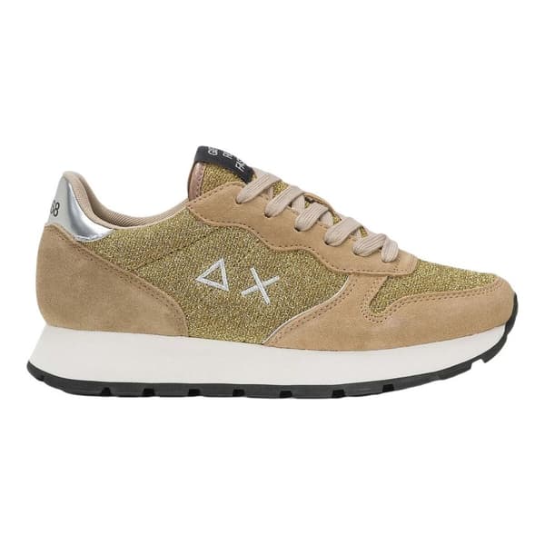Kvinde Casual Sneakers SUN68 ALLY GLITTER TEXTILE Z44204 Brun - 40