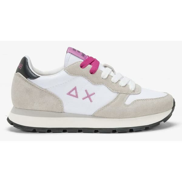 Kvinde Casual Sneakers SUN68 ALLY SOLID NYLON Z44201 01 Hvid - 39