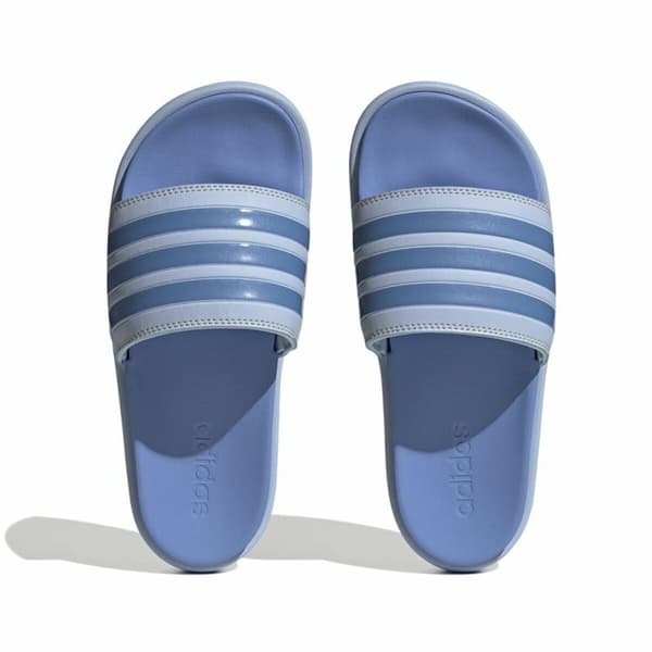Sandaler til svømmebasseng Adidas Adilette Platform Blå - 40 2/3