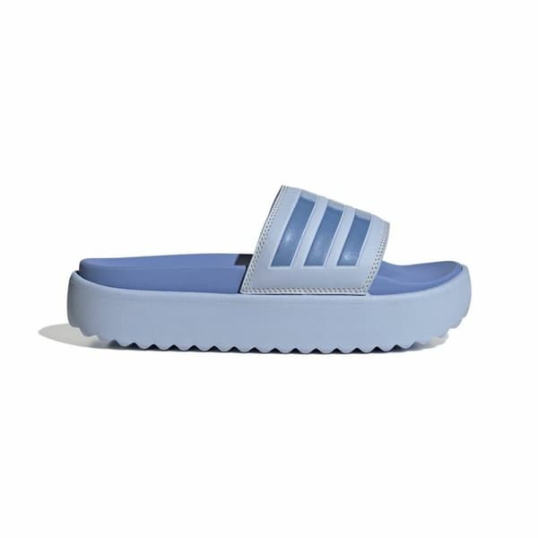 Sandaler til svømmebasseng Adidas Adilette Platform Blå - 40 2/3