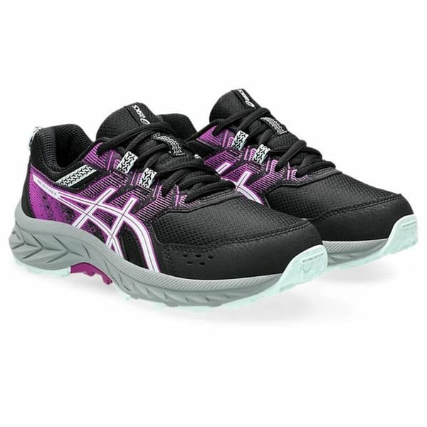 Sportssko for barn Asics Pre Venture 9 Gs Svart Rosa - 33.5