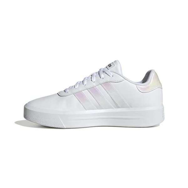 Sportsjoggesko for kvinner Adidas Court Platform Hvit - 40