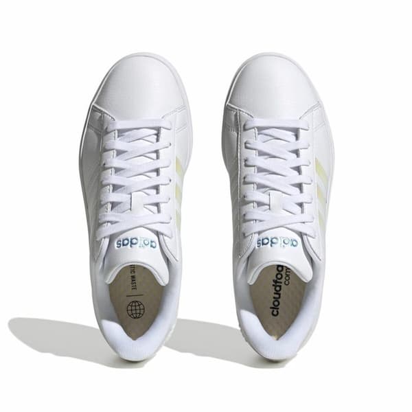 Naisten vapaa-ajan lenkkarit Adidas Grand Court Cloudfoam Valkoinen - 36 2/3