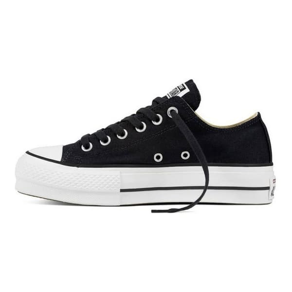 Naisten rennot kävelykengät Converse All Star Lift Low Musta - 36