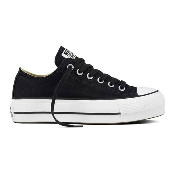 Naisten rennot kävelykengät Converse All Star Lift Low Musta - 36