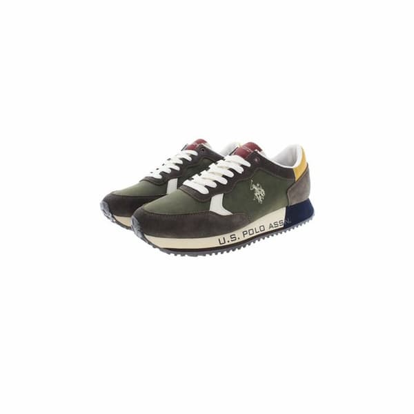 Sportskor Casual U.S. Polo Assn. Cleef005M Brun Oliv - 40