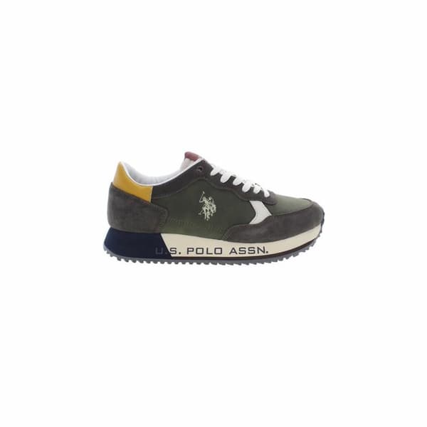 Sportskor Casual U.S. Polo Assn. Cleef005M Brun Oliv - 40