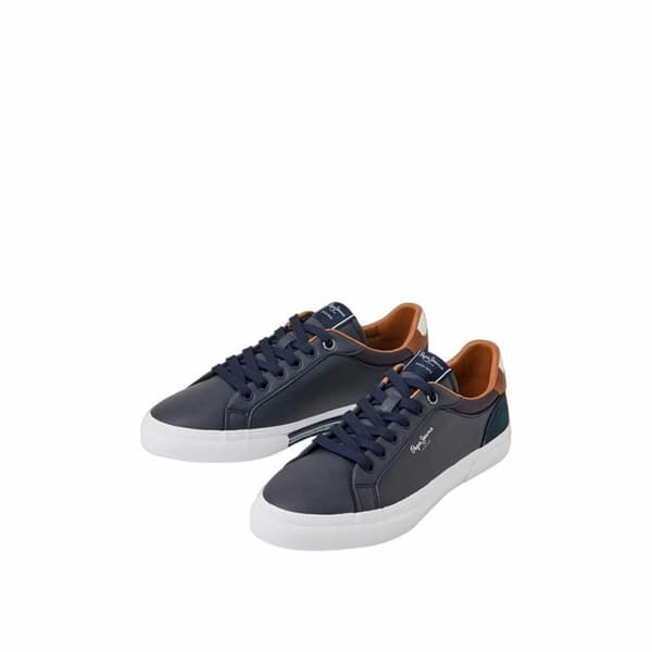 Sportskor Casual Pepe Jeans Kenton Court Marinblå - 46