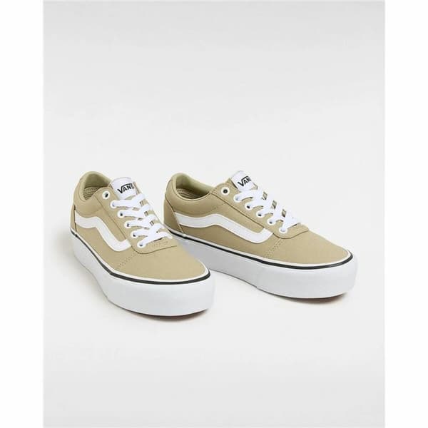 Casual Träningsskor Dam Vans Ward Platform Cnvs Elm Beige Ljusbrun - 34.5
