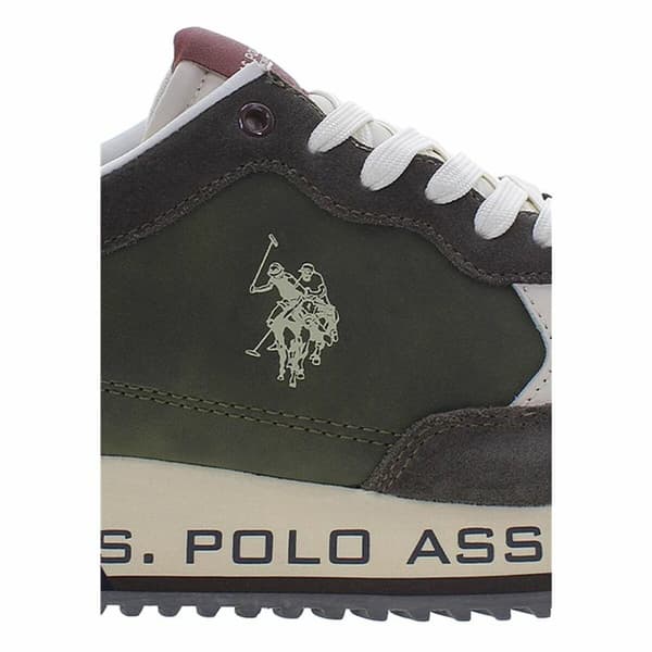 Joggesko U.S. Polo Assn. Cleef005M Brun Oliven - 40