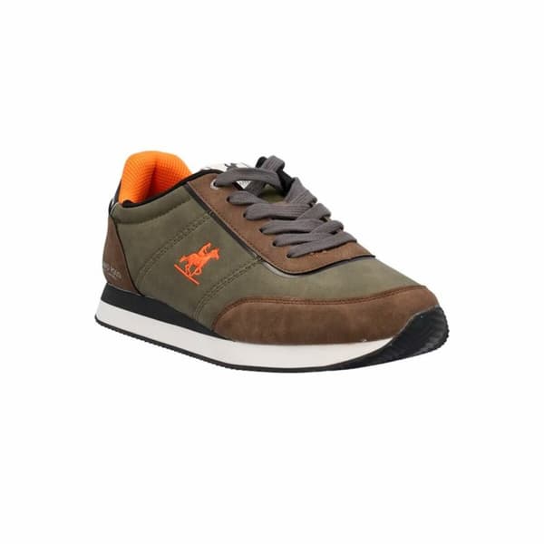 Joggesko U.S. Grand Polo Rennes Essential Nbk Oliven Lysebrun - 42