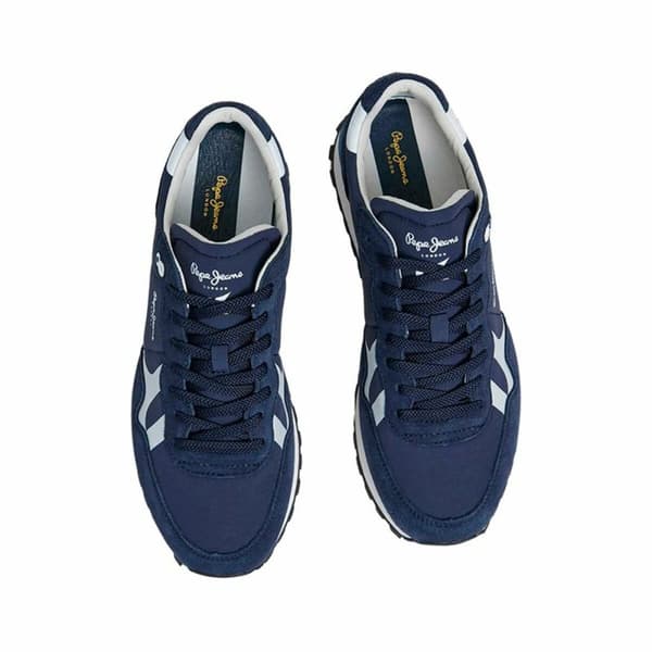 Joggesko Pepe Jeans Brit-On Prints Blå - 43