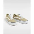 Miniatyrbilde 3 av 5: Hverdagssko For Kvinner Vans Ward Platform Cnvs Elm Beige Lysebrun - 34.5
