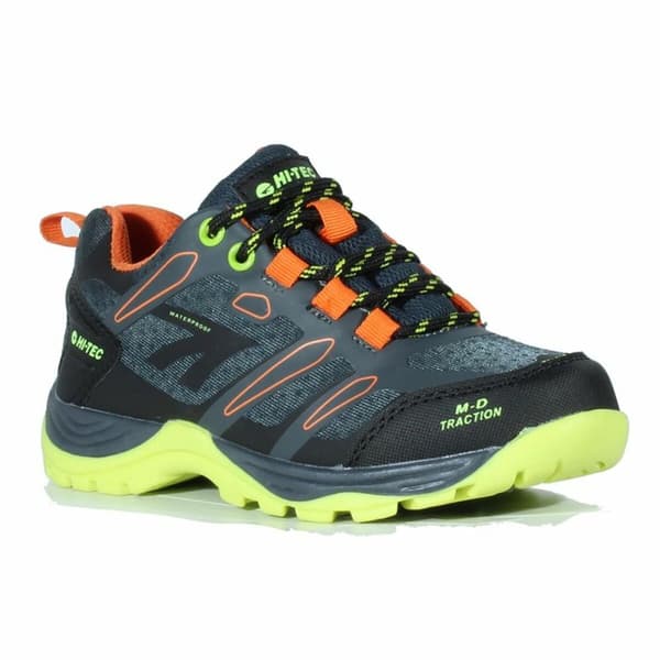 Lasten urheilukengät Hi-Tec Toubkal Low Waterproof Harmaa - 37
