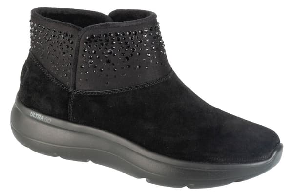 Skechers On-The-GO Encore - Winter Gleam 144849-BBK, Kvinna, Vinterkängor, svart Black 37