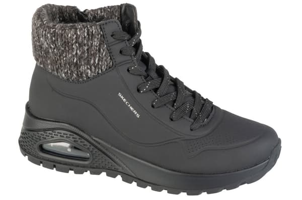 Skechers Uno Rugged - Darling 167988-BLK, Kvinde, Vinterstøvler, sort