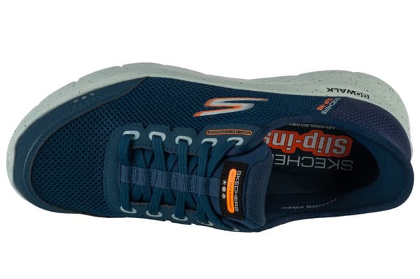 Skechers Slip-Ins: Go Walk Flex - Waterproof 216330-NVY, Man, Löparskor, marinblå
