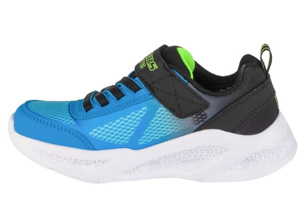 Skechers Meteor-Lights - Krendox 401495L-BKBL, til Dreng, Sneakers, blå