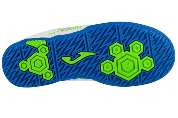 Joma Evolution Jr 2502 IN EVJS2502IN, til Dreng, Indendørs fodboldtrænere, hvid