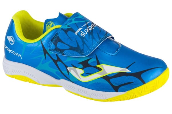Joma Super Copa Jr 2504 IN SCJS2504INV, til Dreng, Indendørs fodboldtrænere, blå
