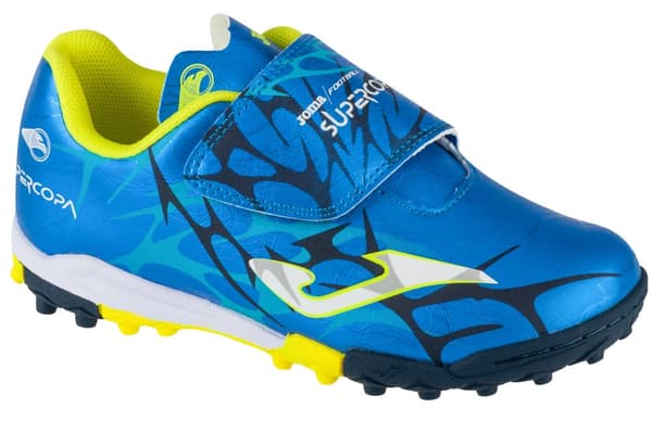 Joma Super Copa Jr 2504 TF SCJS2504TFV, för Pojke, Turf football trainers, blå