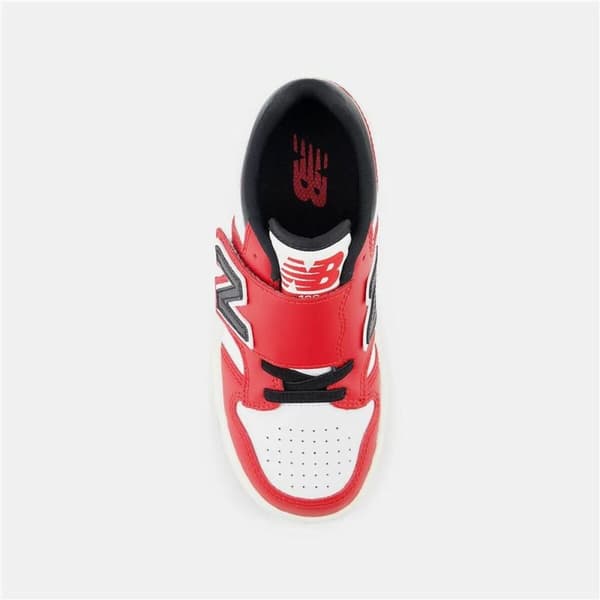 Lasten urheilukengät New Balance 480 HOOK LOOP Valkoinen Punainen Tomaatti - 34.5