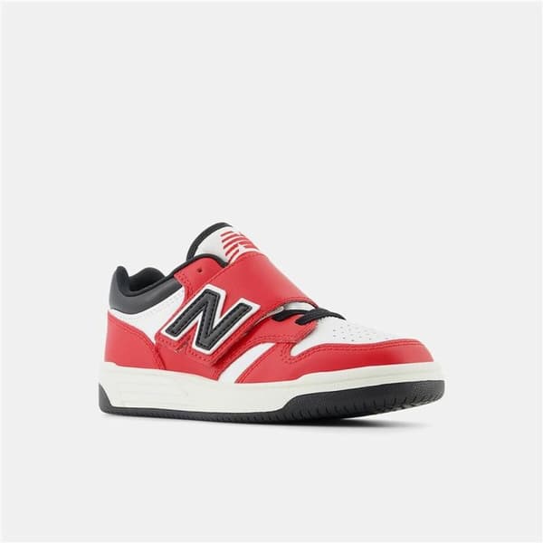 Lasten urheilukengät New Balance 480 HOOK LOOP Valkoinen Punainen Tomaatti - 34.5