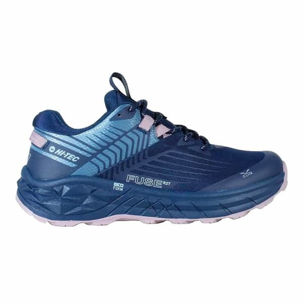 Kvinde Casual Sneakers Hi-Tec Geo Fuse Naval Academy/Flint Blå - 36