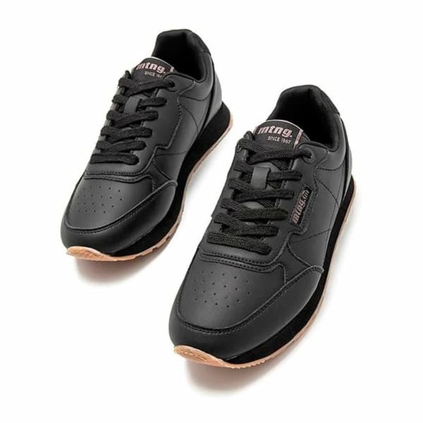 Kvinde Casual Sneakers Mustang Joggo Sort - 36