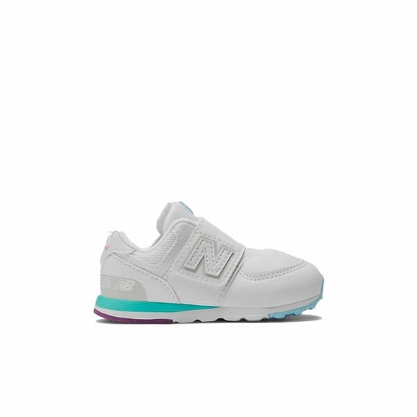 Sportssko for barn New Balance 574 NEW-B HOOK LOOP Hvit - 26.5