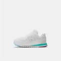 Miniatyrbilde 2 av 7: Sportssko for barn New Balance 574 NEW-B HOOK LOOP Hvit - 26