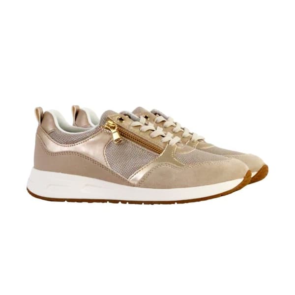 Sneaker Bulmy ljusguld och beige