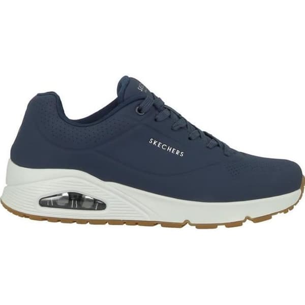 Sneakers Herr - Skechers - Uno - Stand on Air - Mörkblå - Air-Cooled Memory Foam - Fitness