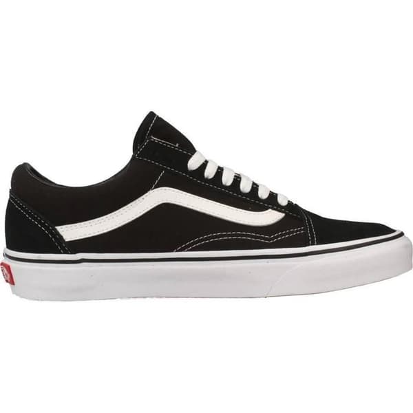Tennis skor - VANS - Old Skool - Läder - Elastisk - Svart