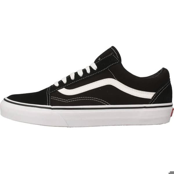 Tennis skor - VANS - Old Skool - Läder - Elastisk - Svart