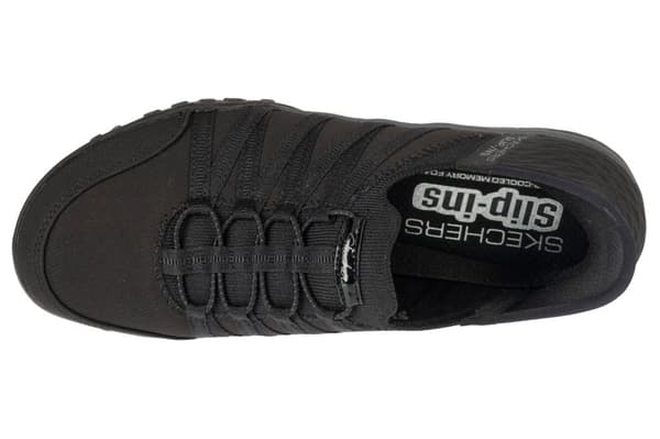 Skechers Slip-ins: Breathe Easy - Roll With Me 100593-BBK, Kvinde, Sneakers, sort