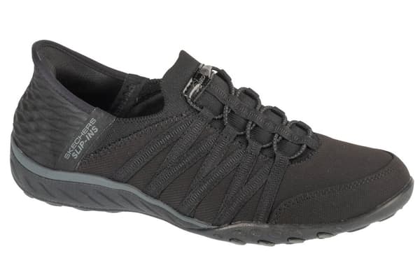 Skechers Slip-ins: Breathe Easy - Roll With Me 100593-BBK, Kvinde, Sneakers, sort