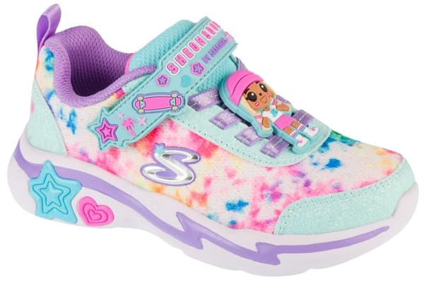 Skechers Snuggle Sneaks - Skech Squad 302214L-MTMT, til Pige, Sneakers, mynte