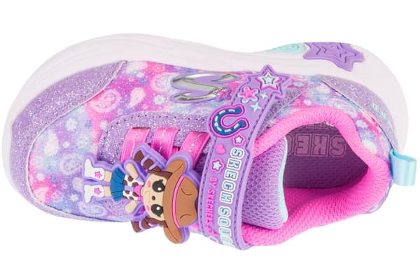 Skechers Snuggle Sneaks - Skech Squad 302214N-LVMT, til Pige, Sneakers, lyserød
