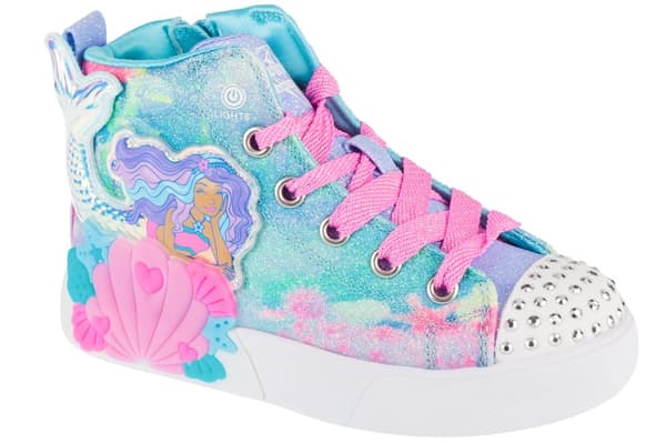 Skechers Seashell Magic - Mermaid Sea 314326L-BLMT, til Pige, Plimsolls, blå