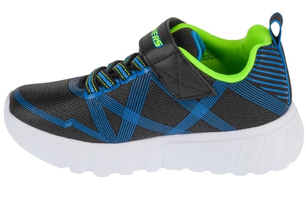 Skechers Flex-Glow 90542L-BBLM, til Dreng, Sneakers, sort