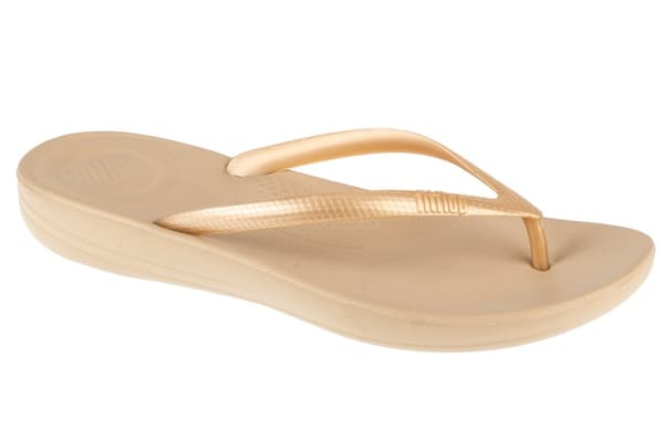 FitFlop Iqushion Ergonomic E54-010, Kvinde, Klipklapper, beige Beige 37
